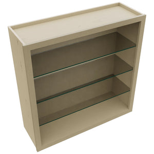 Fabuwood Desert Oak NDW3636 Wall Standard No Door Cabinet, Top View