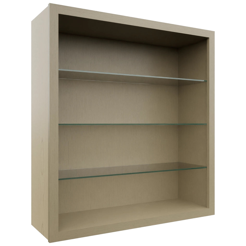 Fabuwood Desert Oak NDW3639 Wall Standard No Door Cabinet, Front View