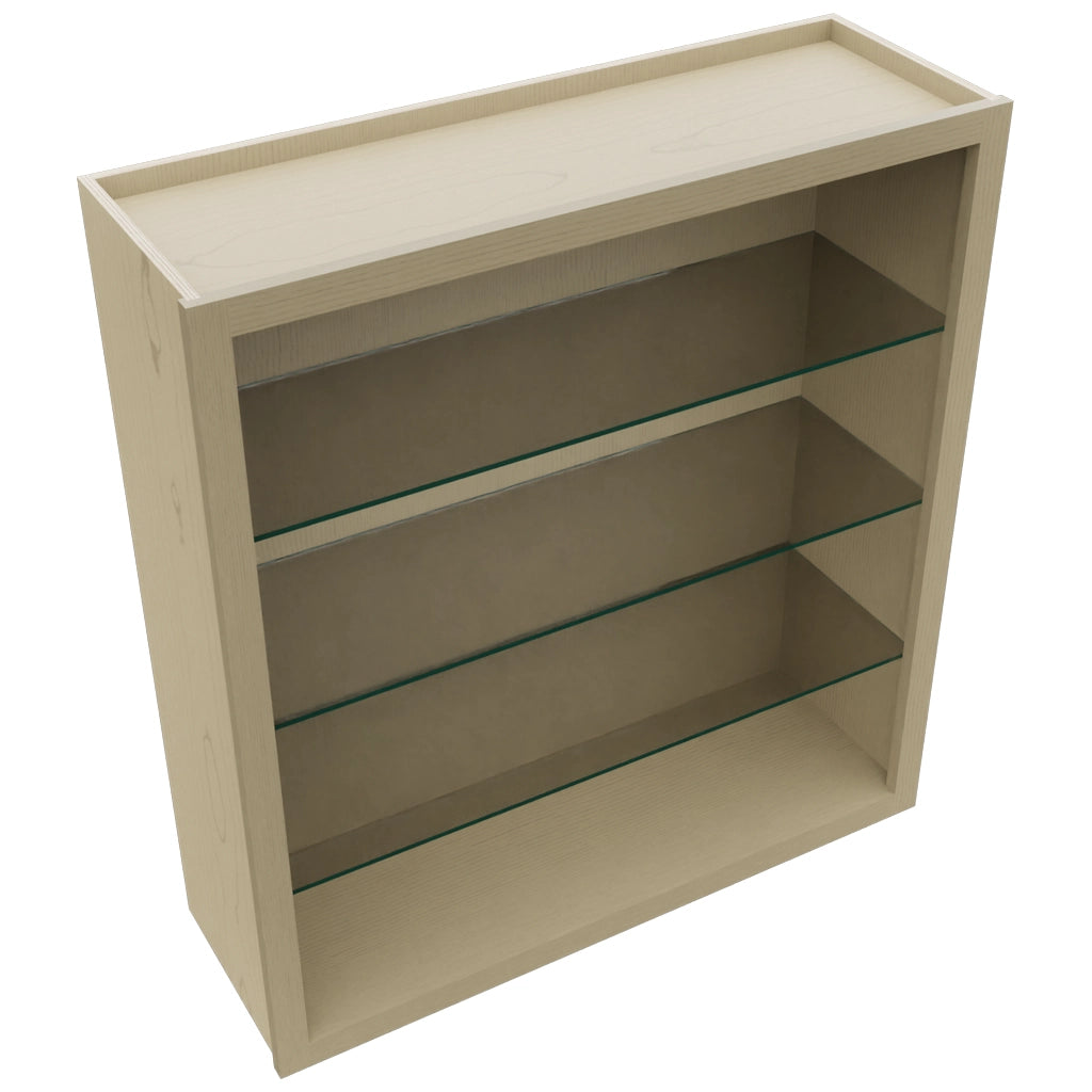 Fabuwood Desert Oak NDW3639 Wall Standard No Door Cabinet, Top View