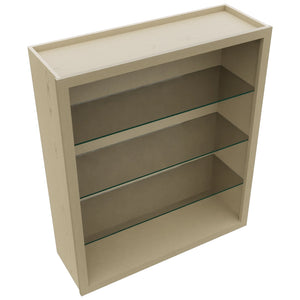 Fabuwood Desert Oak NDW3642 Wall Standard No Door Cabinet, Top View