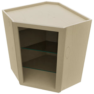 Fabuwood Desert Oak NDWDC2430 Wall Corner Diagonal No Door Cabinet, Top View
