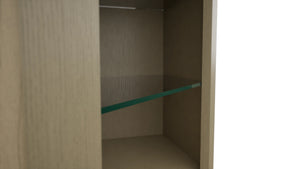 Fabuwood Desert Oak NDWDC2436 Wall Corner Diagonal No Door Cabinet, Detail View