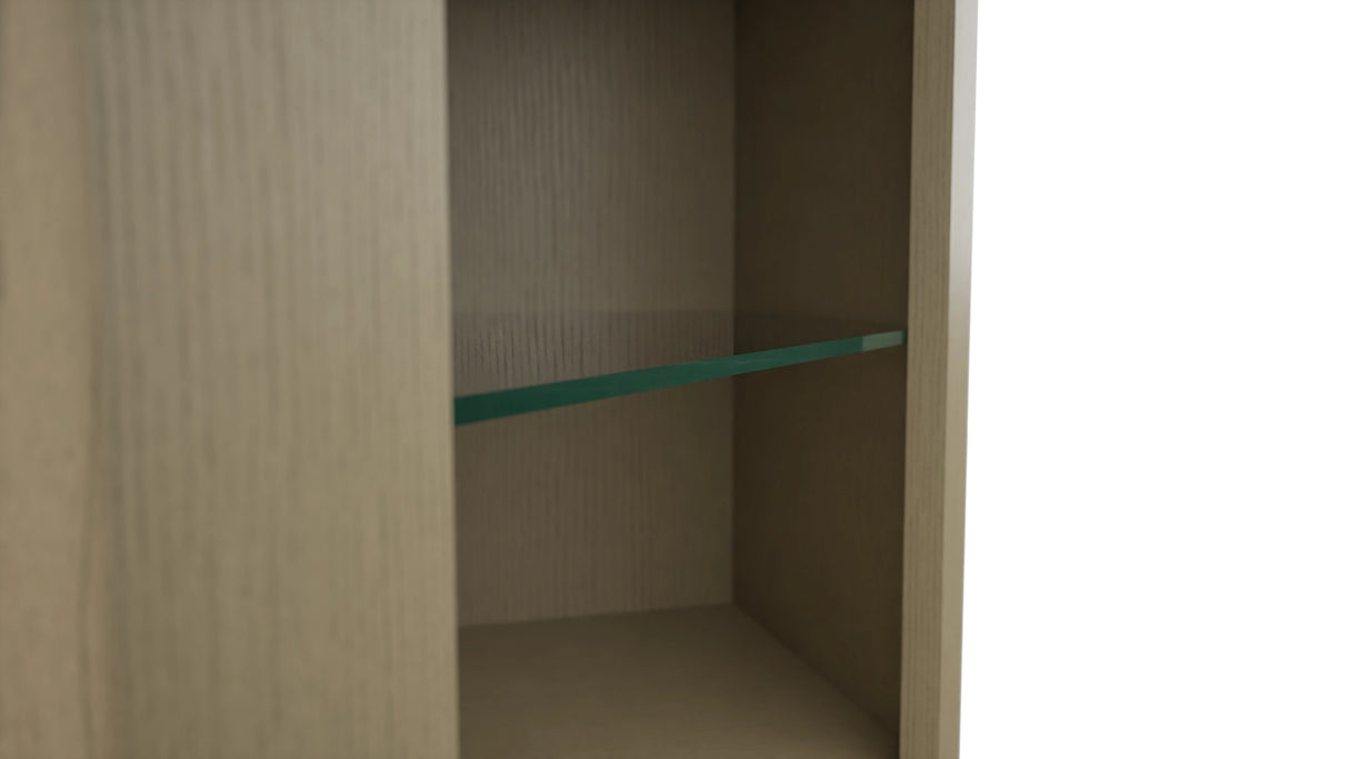 Fabuwood Desert Oak NDWDC2439 Wall Corner Diagonal No Door Cabinet, Detail View