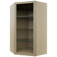 Fabuwood Desert Oak NDWDC2442 Wall Corner Diagonal No Door Cabinet, Front View