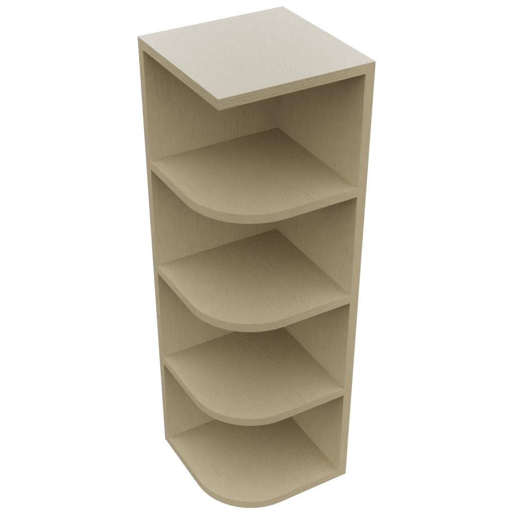 Fabuwood Desert Oak OE1239 Wall Open End Cabinet, Top View