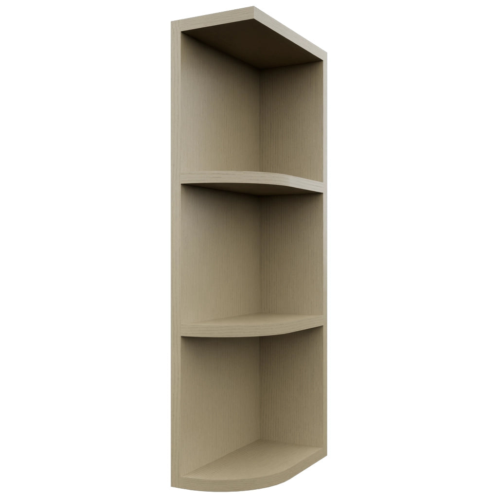 Fabuwood Desert Oak OER630 Wall Open End Cabinet, Front View