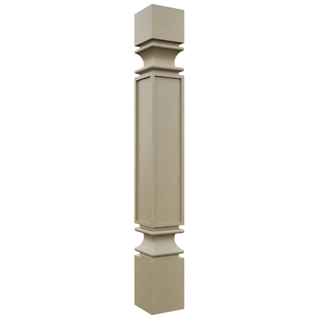 Fabuwood Desert Oak SP36 Base Post, Front View