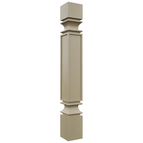 Fabuwood Desert Oak SP36 Base Post, Front View