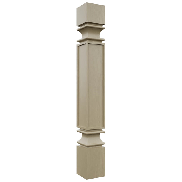 Fabuwood Desert Oak SP36 Base Post, Front View