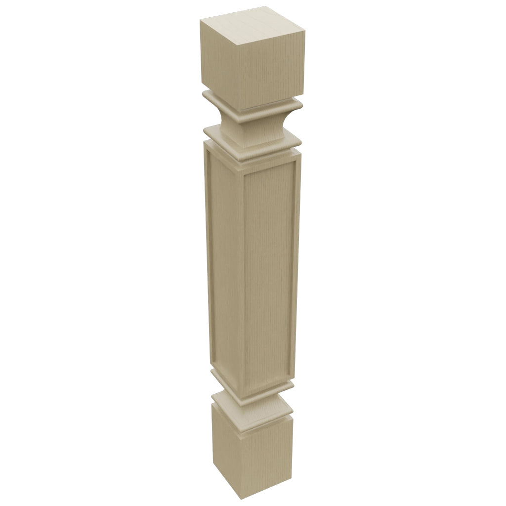 Fabuwood Desert Oak SP36 Base Post, Top View