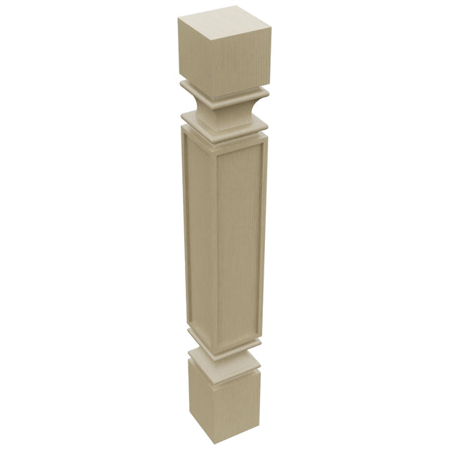 Fabuwood Desert Oak SP36 Base Post, Top View