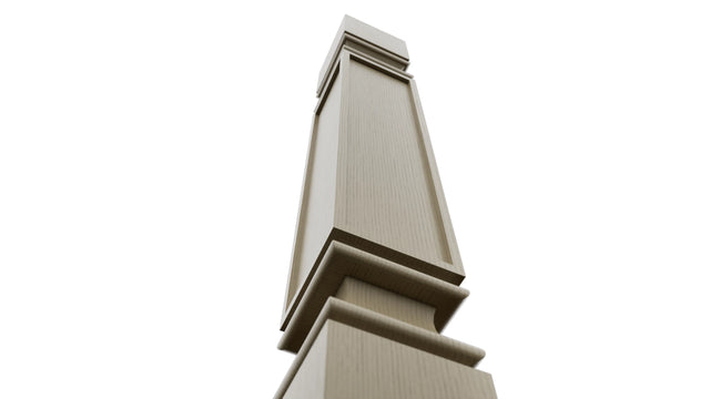 Fabuwood Desert Oak SP36 Base Post, Detail View