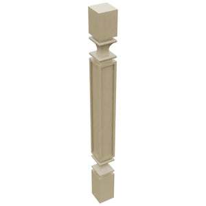 Fabuwood Desert Oak SP3X3 Base Post, Top View