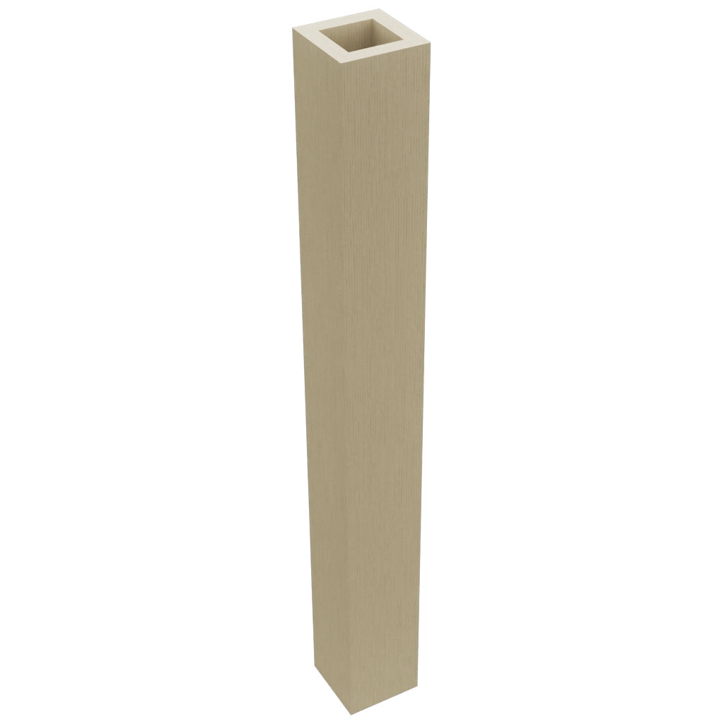Fabuwood Desert Oak SQP36 Base Post, Top View