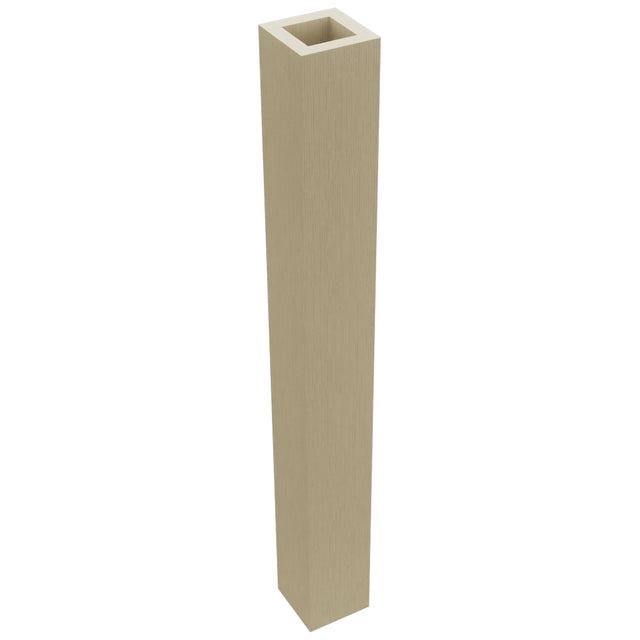 Fabuwood Desert Oak SQP36 Base Post, Top View