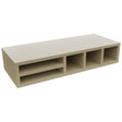 Fabuwood Desert Oak WO306 Wall Organizer Rack, Front View