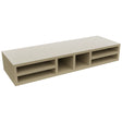 Fabuwood Desert Oak WO366 Wall Organizer Rack, Front View