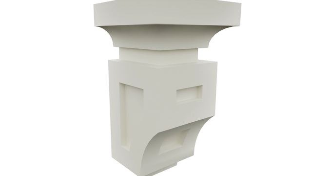 Fabuwood Dove CMS Corbel, Detail View