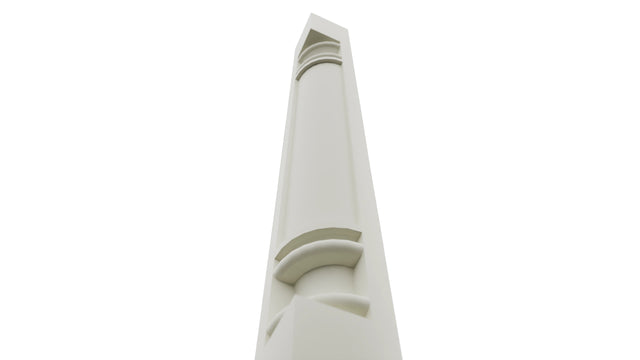Fabuwood Dove CP36 Base Post, Detail View