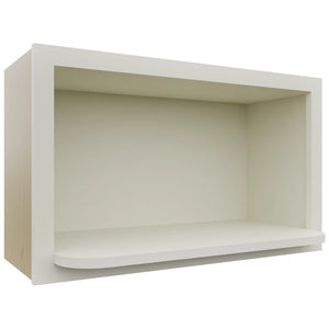 MW3018 ( Wall | Microwave Shelf Cabinet - 3"W X 18"H X 12"D ) | Dove