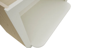MW3018 ( Wall | Microwave Shelf Cabinet - 3"W X 18"H X 12"D ) | Dove