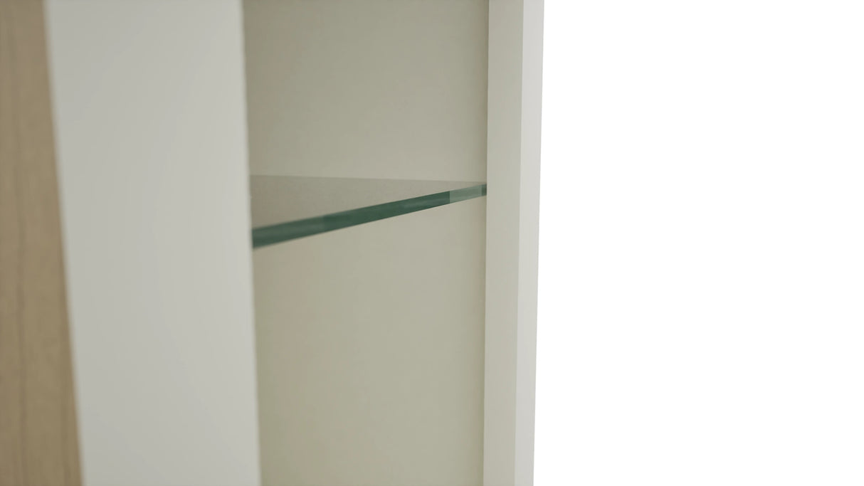 Fabuwood Dove NDW1242 Wall Standard No Door Cabinet, Detail View