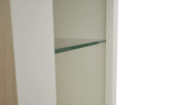 Fabuwood Dove NDW1242 Wall Standard No Door Cabinet, Detail View