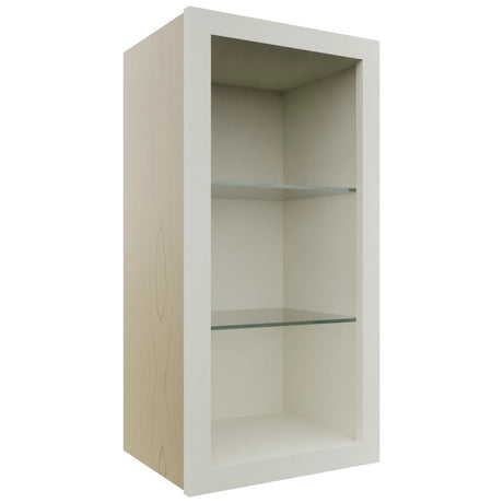 Fabuwood Dove NDW1530 Wall Standard No Door Cabinet, Front View