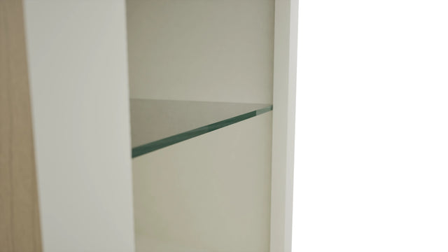 Fabuwood Dove NDW1530 Wall Standard No Door Cabinet, Detail View