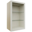 Fabuwood Dove NDW1830 Wall Standard No Door Cabinet, Front View