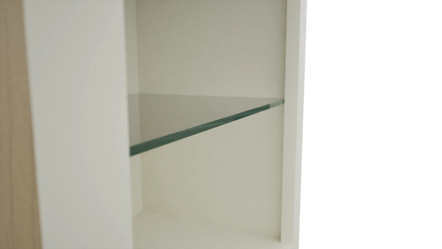 Fabuwood Dove NDW1830 Wall Standard No Door Cabinet, Detail View