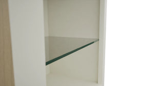 Fabuwood Dove NDW1836 Wall Standard No Door Cabinet, Detail View