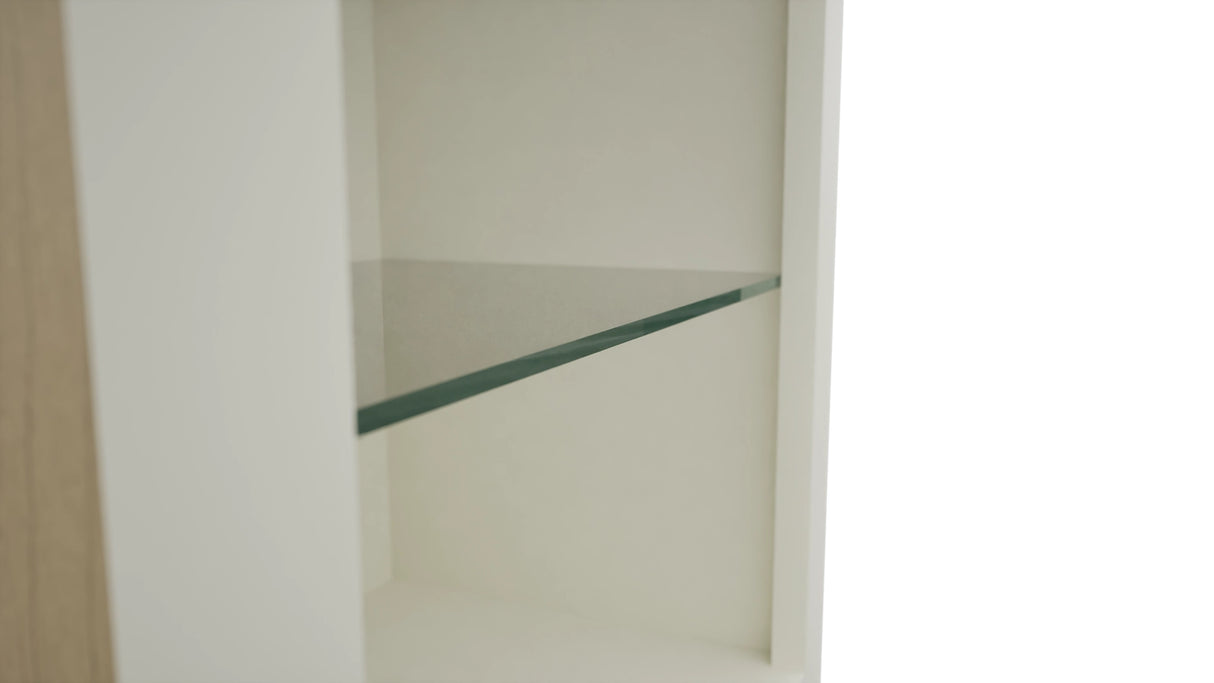 Fabuwood Dove NDW1839 Wall Standard No Door Cabinet, Detail View