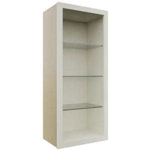 Fabuwood Dove NDW1842 Wall Standard No Door Cabinet, Front View