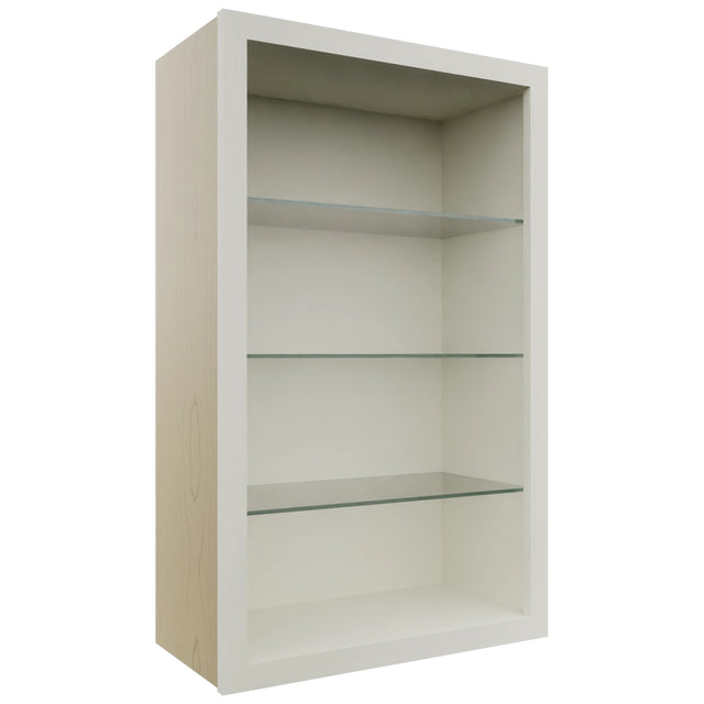 Fabuwood Dove NDW2439 Wall Standard No Door Cabinet, Front View