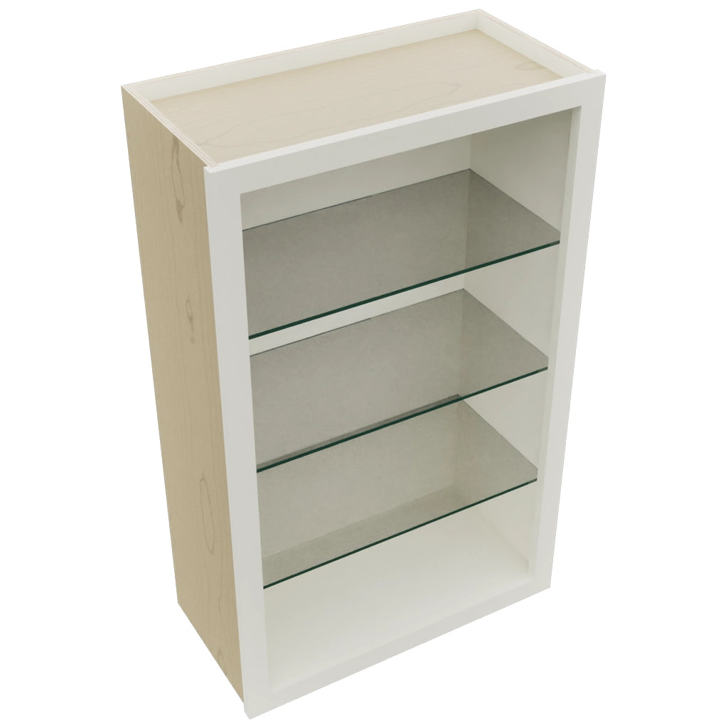 Fabuwood Dove NDW2439 Wall Standard No Door Cabinet, Top View