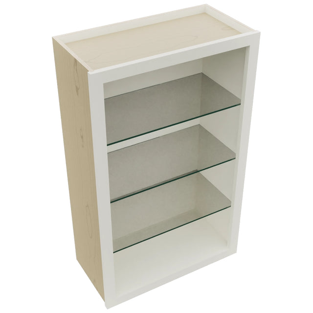 Fabuwood Dove NDW2439 Wall Standard No Door Cabinet, Top View