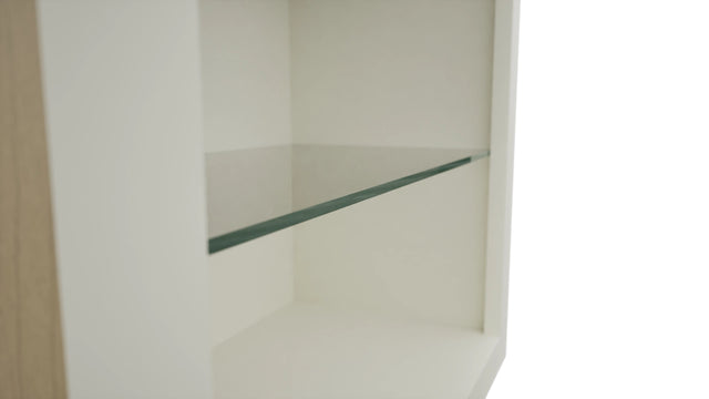 Fabuwood Dove NDW2439 Wall Standard No Door Cabinet, Detail View