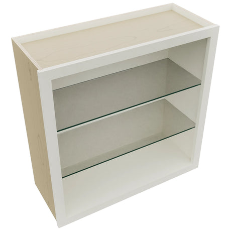 Fabuwood Dove NDW3030 Wall Standard No Door Cabinet, Top View