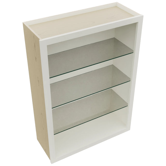 Fabuwood Dove NDW3042 Wall Standard No Door Cabinet, Top View