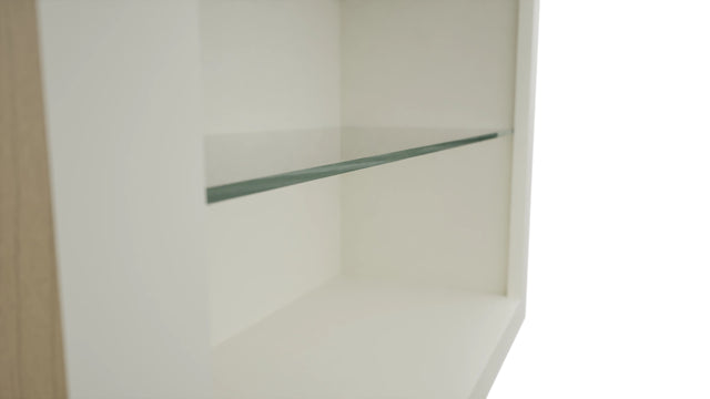 Fabuwood Dove NDW3042 Wall Standard No Door Cabinet, Detail View