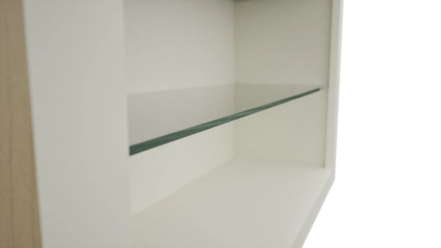 Fabuwood Dove NDW3630 Wall Standard No Door Cabinet, Detail View