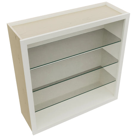 Fabuwood Dove NDW3636 Wall Standard No Door Cabinet, Top View