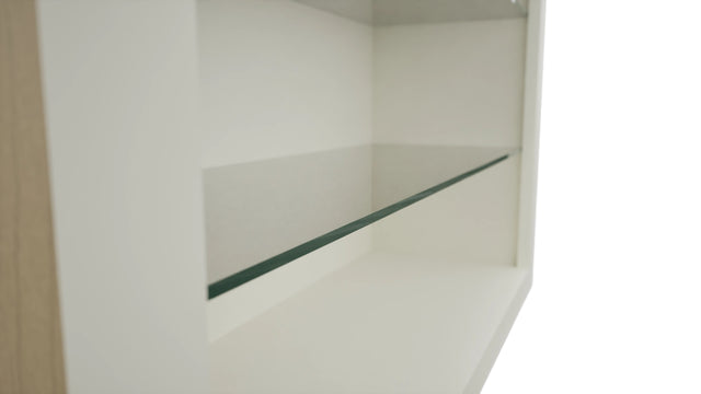 Fabuwood Dove NDW3636 Wall Standard No Door Cabinet, Detail View