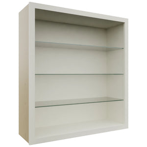 Fabuwood Dove NDW3639 Wall Standard No Door Cabinet, Front View