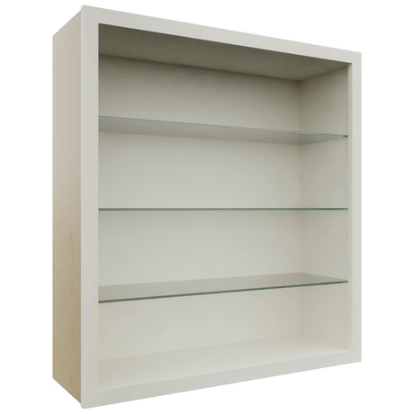 Fabuwood Dove NDW3639 Wall Standard No Door Cabinet, Front View