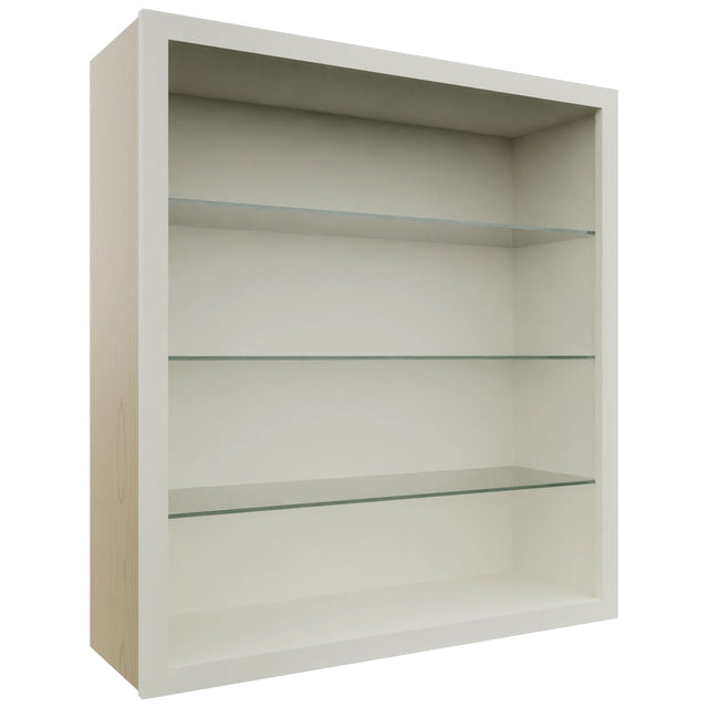Fabuwood Dove NDW3639 Wall Standard No Door Cabinet, Front View