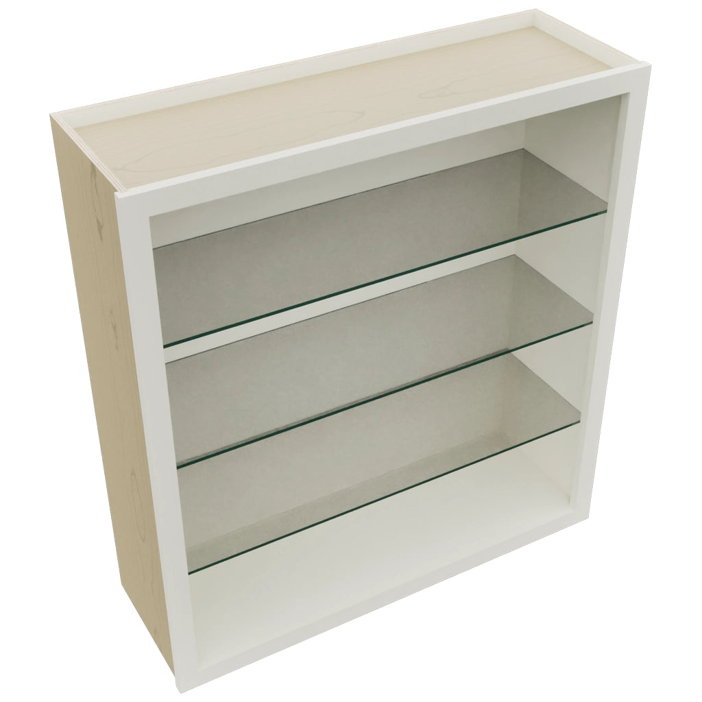 Fabuwood Dove NDW3639 Wall Standard No Door Cabinet, Top View