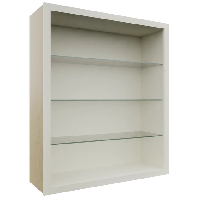 Fabuwood Dove NDW3642 Wall Standard No Door Cabinet, Front View