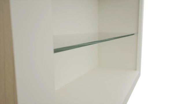 Fabuwood Dove NDW3642 Wall Standard No Door Cabinet, Detail View
